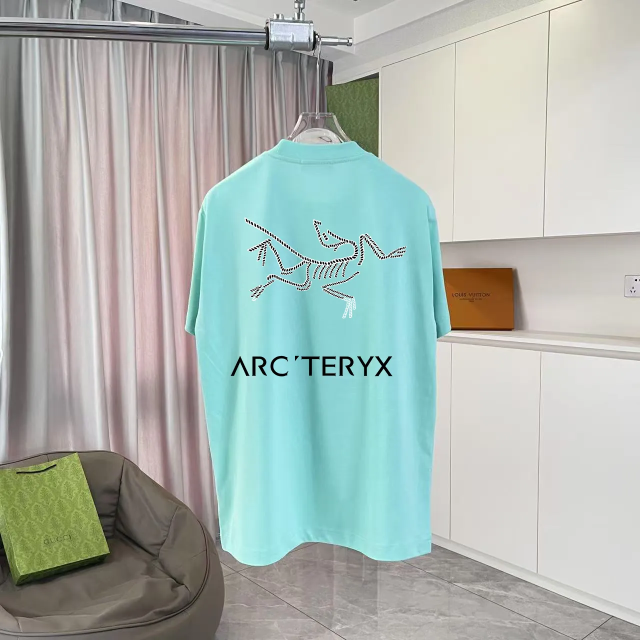 ARC'TERYX* 2025 New Arrival logo t g Same Style Size：S M L XL XXL ：Black White Green Gray